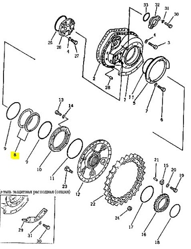 Кольцо 16Y-18-00034 Кольцо 16Y-18-00034