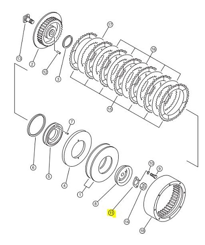 Шайба стопорная 16Y-16-00006 Шайба стопорная 16Y-16-00006