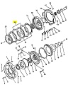 Диск фрикционный КПП 16Y-15-00041 Диск фрикционный КПП 16Y-15-00041