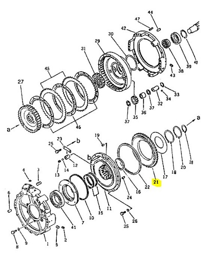 Поршень 16Y-15-00043 Поршень 16Y-15-00043