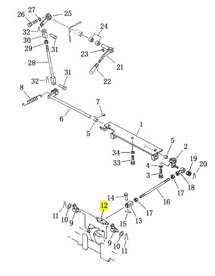 Штанга 154-43-41350 Штанга 154-43-41350