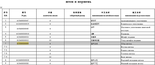 Шатун в сборе 61500030009 Шатун в сборе 61500030009