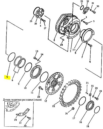 Кольцо 16Y-18-00035 Кольцо 16Y-18-00035