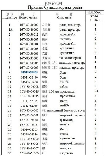 Болт 01011-52465/М24x165 Болт 01011-52465/М24x165