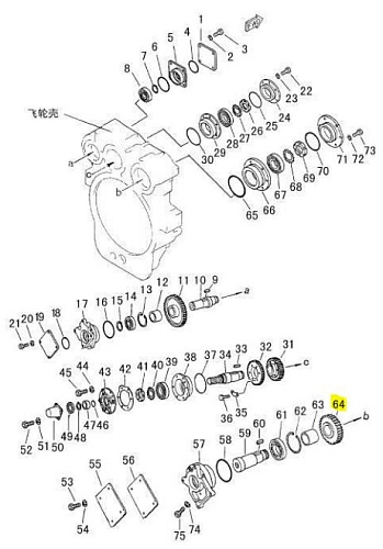 Шестерня 16Y-02A-00041 VR Шестерня 16Y-02A-00041 VR